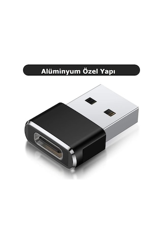 Cafele Samsung Uyumlu Huawei Xiaomi Oppo Type-C Dişi Usb Erkek Çevirici