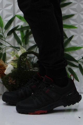 Lumberjack Star Siyah Kırmızı Rahat Waterproof Outdoor Ayakkabı 001