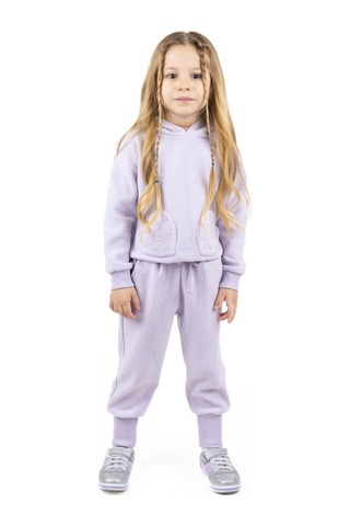 Best Kids Kapşonlu Kalp Desenli Sweatshırt 001