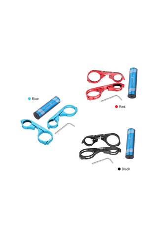 Hombey Karbondioksit Ve Alüminyum Bileşik Bisiklet Çubuğu Genişletici, 31.8/22.2mm Çaplı, Siyah Siyah