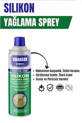Swanson Works Silikon Yağlama Spreyi 400ml