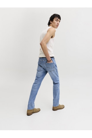 Jack & Jones Jack Jones Extra Konfor Dar Paça Erkek Kot Pantolon 12289824 Mavi