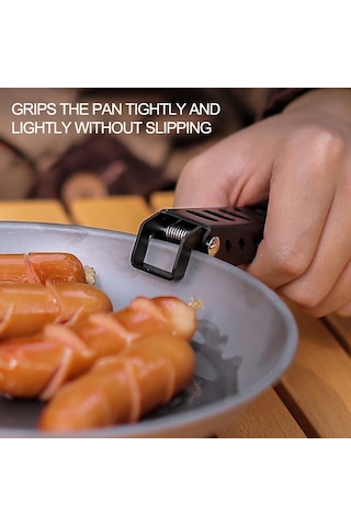 Halın Pot Klip Tava Kase Tutucu Alüminyum Alaşımlı Açık Piknik Anti-haşlanma Izgara Tencere Tutucu Kelepçe 001