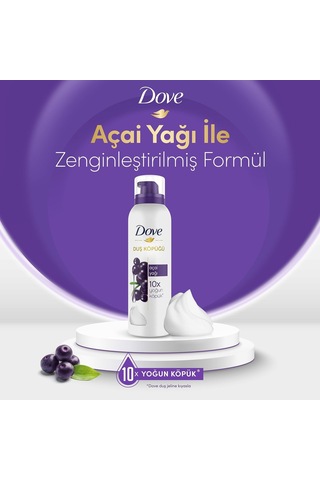 Dove Duş Köpüğü Açai Yağı Yoğun Köpük 200 Ml Diğer