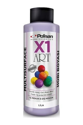 Polisan X1 Art Multisurface Hobi Boyası Lila 120 ML