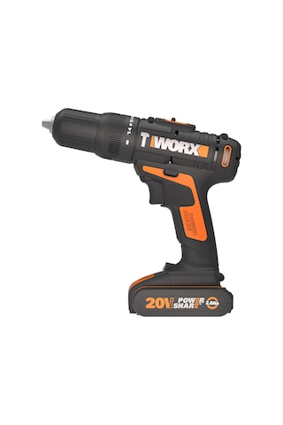 Worx WX371.10 20 V 2 Ah Li-ion Çift Akülü Profesyonel Darbeli Matkap Vidalama