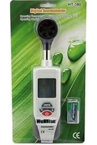 Wellhise Ht-380 Dijital Anemometre Rüzgar Hızı Ölçer N11.115