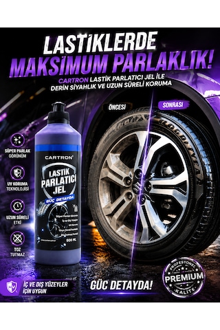 Cartron Lastik Parlatıcı Jel 500 Ml
