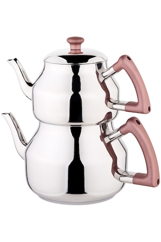Özkent K-315 Marmaris Orta Boy Sade Çaydanlık Rose Gold