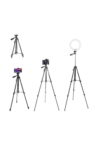 Np-3180s Bt Kumandalı Kamera Telefon Tutucu Tripod 129cm-al4646