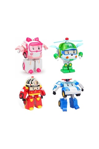 Robocar Poli Robot Figür Amber Poli Helly - Roy