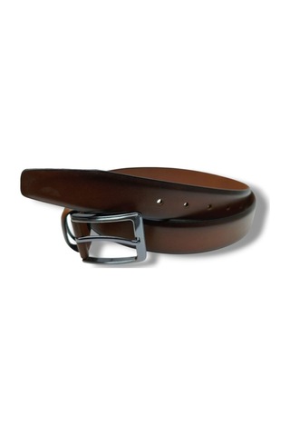 Kafka K140-26 Hakiki Deri Klasik Erkek Kemer 125 Cm Kahverengi
