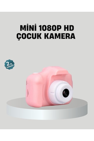 Mini Dijital Çocuk Kamerası 8mp Hd Ekranlı 1080p Video Ve Şarjlı - Lisinya