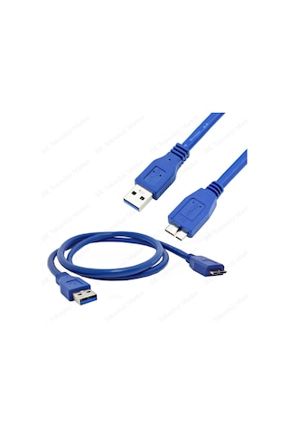 Harici Hdd Sdd Sabit Sürücü Için Usb 3.0 - Micro-B Veri Kablosu