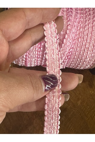 En 1 Cm Saten Dokuma Şerit Dikiş Giyim Aksesuarı 1 Metre
