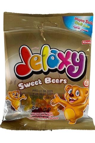 Jelaxy Ayıcık 80 Gr. 12 Adet 1 Kutu