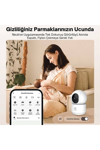 Neutron Ntl-ıp15-3mp Akıllı Ev Kamerası