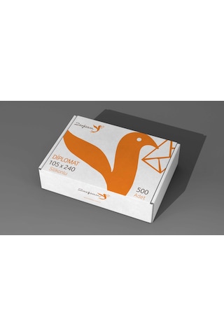 Zarfsan Diplomat Pencereli İmitasyon Kraft Zarf 10.5X24 CM 90 G 500 Adet