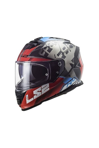 Ls2 Storm 2 Sprınter Mat Siyah-kırmızı-tıtanıum Kask Mat Siyah-Kırmızı