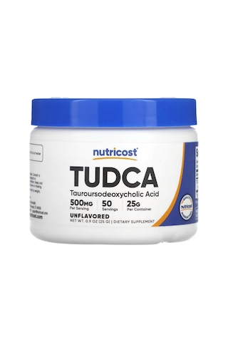 Nutricost Tudca 1 Servis 500mg 50 Servis 25 Gr .4062