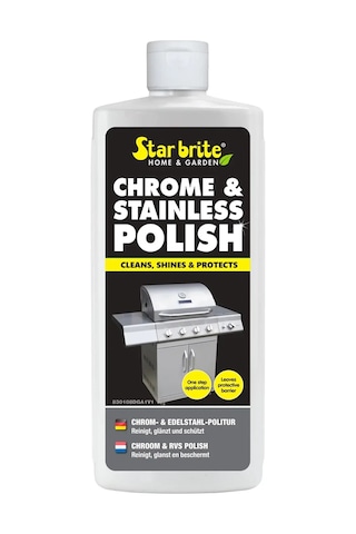 Starbrite - Krom Ve Paslanmaz Çelik Parlatıcı 237 Ml : Metal Aksamlarınızda Sert Ovmaya Son, Tuz Ve Pasa Karşı Uzun Ömürlü Ayna Parlaklığı