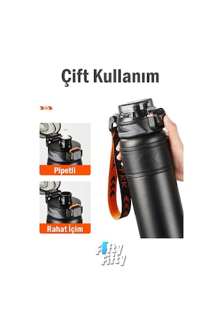 Tkk 500 Ml Çelik Termos Çift Kullanım Pipetli/rahat İçim -12/24 Sıcak-soğuk- Yalıtım -2022500ml 001