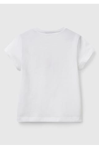 United Colors Of Benetton Benetton Kız Bebek Bg Tshırt Beyaz