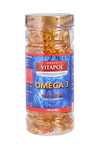 Vitapol Omega 3 Balık Yağı 3X200 Softgel Temmuz 2024