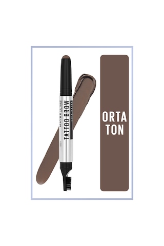 Maybelline New York Kaş Kalemi Tattoo Brow Lift Stick 03 Medium Brown