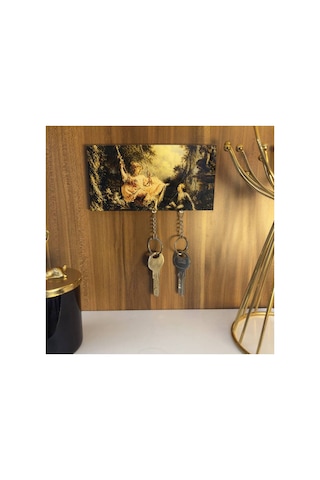 Kk Swords Mıknatıslı Anahtarlık Askılığı, Dekoratif Duvar Anahtarlığı, Sevgiliye Özel Hediye, Ev Hediyesi, Duvar Giriş Dekoru, Hediyelik Ürün 09176239