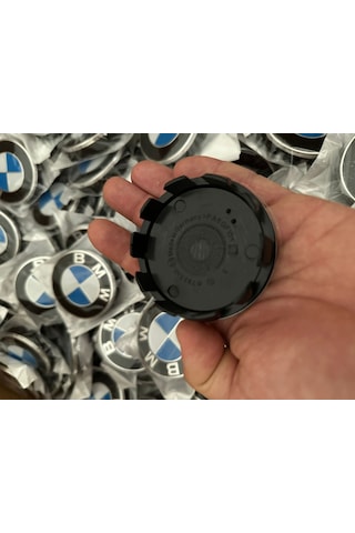 Bmw F10 68mm Jant Göbeği 4lü Set Metal Logo 100