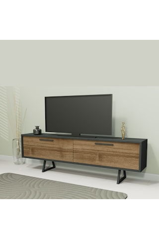 Lagomood Nova Tv Ünitesi Antrasit Ceviz