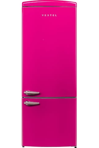 Vestel Retro NFK52111 Pembe 471 LT No-Frost Buzdolabı