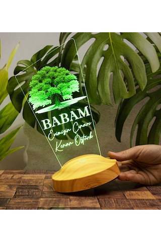 Babaya Hediye, Babalar Günü Hediyesi, Babama Hediye, Gece Lambası (545778155)