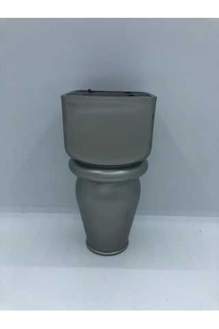 Karakoçaksesuar Plastik, Star 13,5X6,5 Cm Gümüş Koltuk,Baza,Mobilya Ayağı (4 Adet