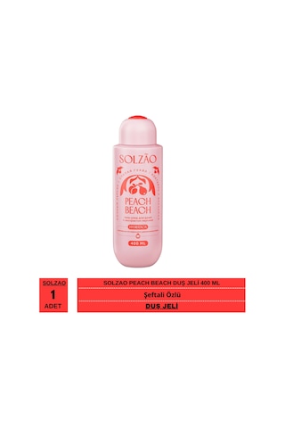 Solzao Peach Beach Şeftali Özlü Duş Jeli 400 Ml