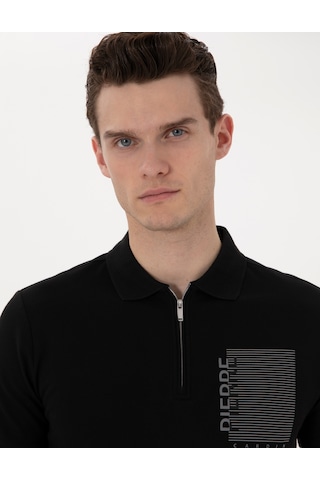 Pierre Cardin Erkek Siyah Tişört 50307929-vr046 Siyah