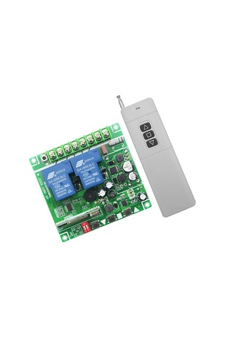 Homyl 12v-48v 3000m Kablosuz Uzaktan Kumanda 2 Kanal 433mhz 18x8x5cm