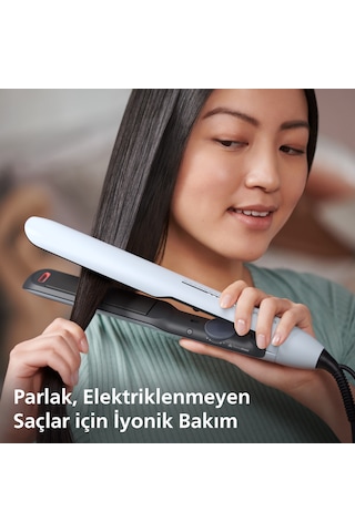 Philips Saç Düzleştirici BHS520/00,Bukle Özelliği, Argan Yağı Katkılı, İyonik Bakım