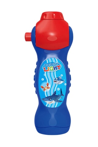 Dolıty Çocuklar Hayvan Desen Meşale Projektör El Feneri Yatma Mavi