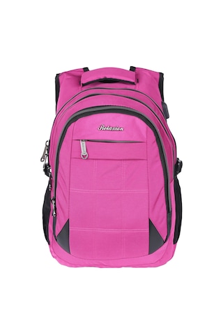 4 Bölmeli Suya Dayanıklı Ergonomik Okul Sırt Çantası Rlx2227-Pembe