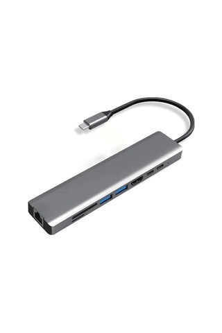 Type-c To Hdtv Multifunction Adapter 8 Port Kablo - Lisinya