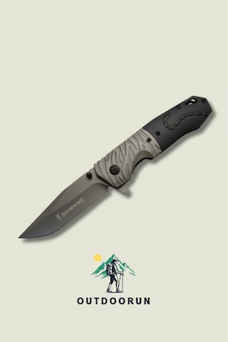 Browning Siyah Tailed Kamp Çakı 21,5 Cm siyah