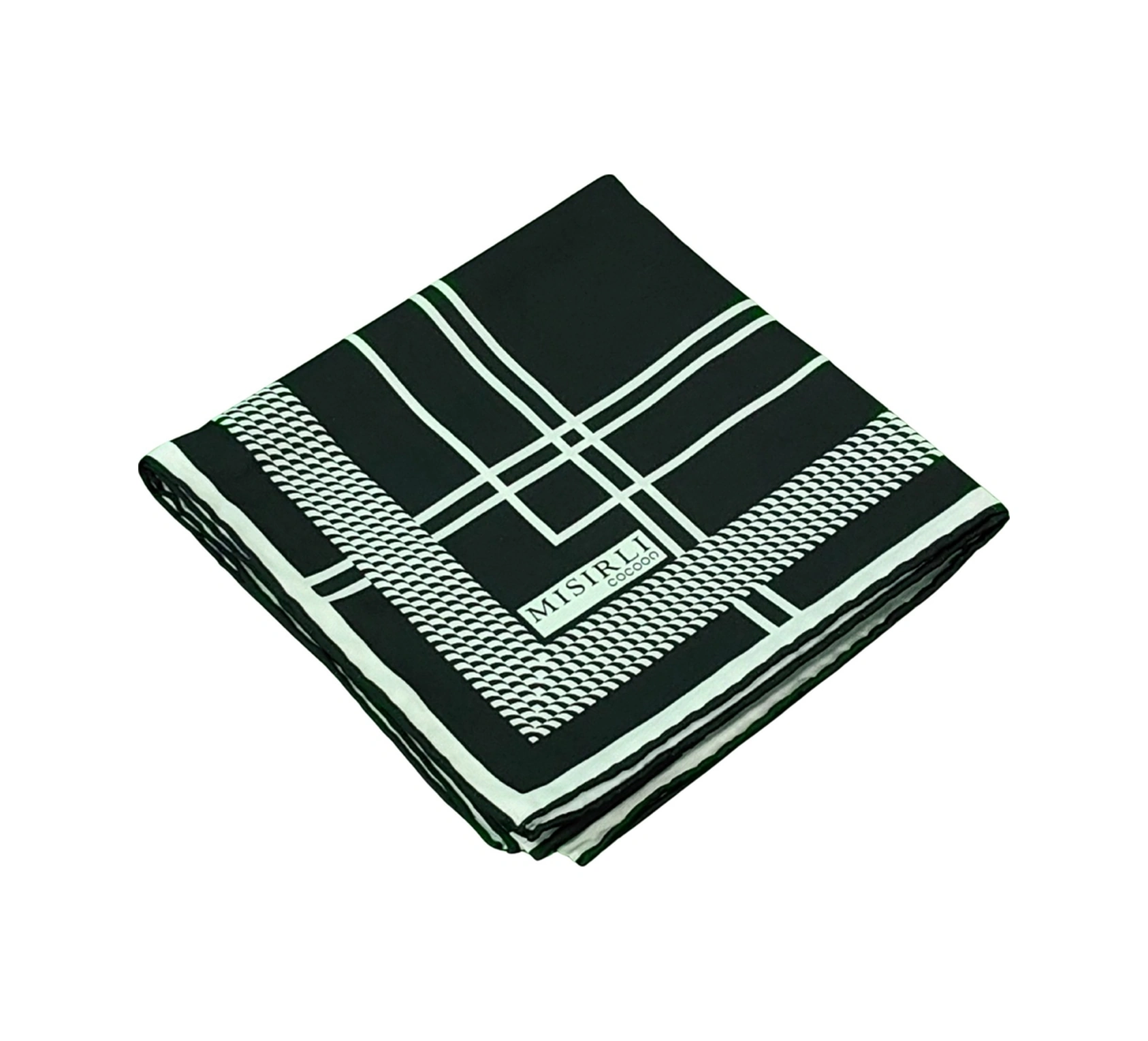Mim Eşarp Mısırlı Eşarpları Cocoon Twill Eşarp Siyah
