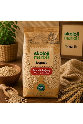 Organik Aşurelik Buğday 750 Gr. Organik Aşurelik Buğday 750 Gr.