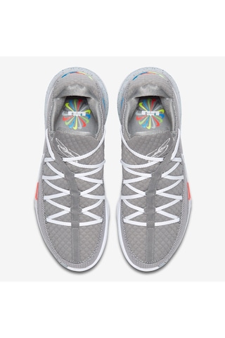 Nike Lebon 17 Low Basketbol Ayakkabısı Gri