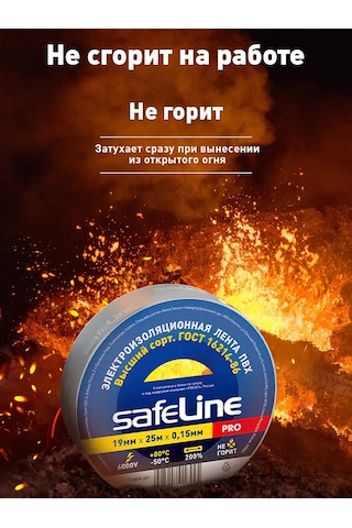 Safeline Gri Pvc Bant 25 Metre 1 Adet Kablar İçin 367603187