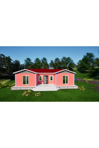 Ballifeprefabrik 73 M2 Standart Prefabrik Konut