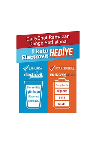 Hangover Shot Ramazan Denge Seti 2x Electrovit + 1x Energyshot