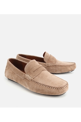 Hotiç Erkek Süet Deri Bej Rahat Günlük Loafer 02ayh319950a300 02ayh319950a300